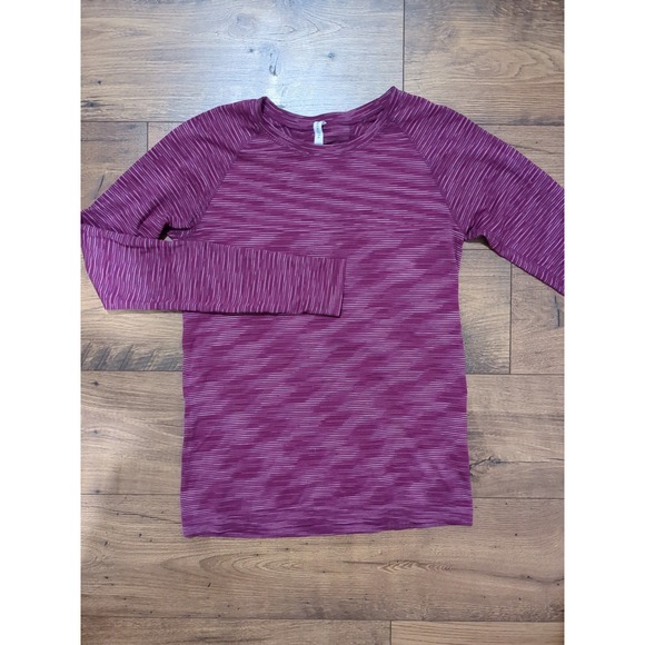 Athleta Tops - Athleta‎ Womens L Long Sleeve Purple Performance Top Short